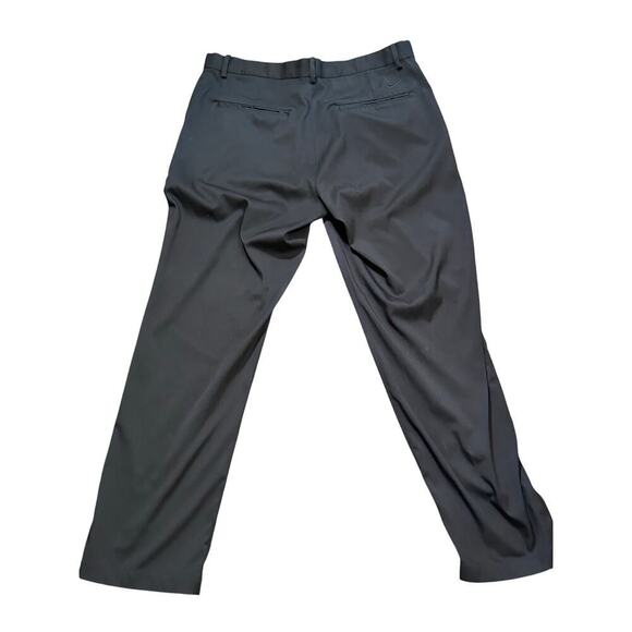 Nike Men's Gray Performance Stretch Dri Fit Straight Leg Pants Size 34/30 - Picture 2 of 6